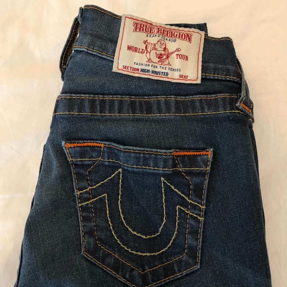 ❌❌SOLD❌❌true religion high waisted skinny jean